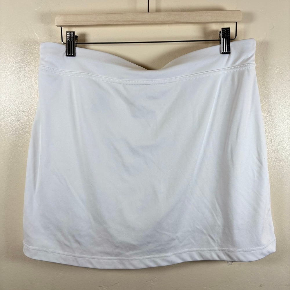 Callaway OptiDri Golf Skirt Skort White Tennis Pickleball Preppy Active Size XL - Picture 2 of 8